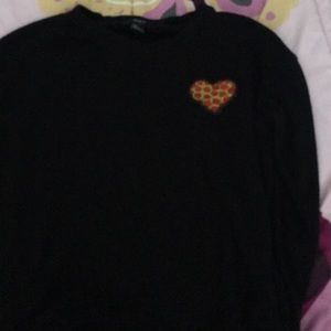 Crop top sweatshirt